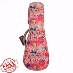 Music First Pink Concert Ukulele Case Bag 23/24 Inch Little Mermaid. Fixed Price $40.99.