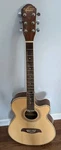 Vintage Oscar Schmidt Washburn Acoustic Electric 6-STRING Guitar # 0G10CE/N. Fixed Price $89.95.