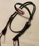 Martin Hermann Oak Leather And Rawhide Braid Headstall- Unused. Fixed Price $72.00.