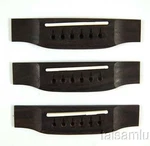 3PCS Acoustic Guitar Bridge, Indian Rosewood, Bone Saddle GBMCR05. Fixed Price $18.00.