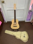 Luna Safari Bamboo Acoustic Travel 3/4 Size Guitar New W/ Gig Bag. Fixed Price $249.99.