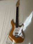 Cort G280 Select Flame Top Electric Guitar Amber. Fixed Price $350.00.