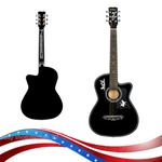DK-38C Basswood Learners Guitar Bag Straps Picks Lcd Tuner Pickguard String Set. Fixed Price $94.65.