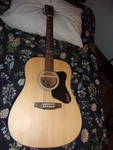 Guild A-20 Bob Marley Acoustic Guitar Mahogany Back. Fixed Price $350.00.