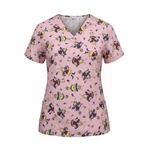 Matthew Cole Women Scrub Top X-small V Neck Fairy Angel Pink Girly Cute New. Fixed Price $10.99.
