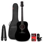 Mitchell Motion D150 Dreadnought Acoustic Guitar Pack Black. Fixed Price $299.99.