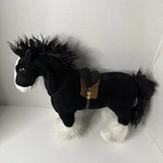 Brave Angus Plush Princess Merida's Black Horse 18"DISNEY Authentic. Fixed Price $23.00.