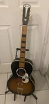 Vintage Kay Old Kraftsman String Acoustic Parlor Guitar Tobacco Burst 1960'S. Fixed Price $130.00.