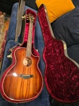 Taylor K24CE Grand Auditorium Acoustic Electric Guitar - Shaded Edge Burst. Fixed Price $4200.00.