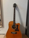 Discontinued Epiphone Masterbilt DR-500MCE Natural Dreadnought. Fixed Price $868.00.