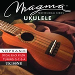 Set Strings Magma Ukulele Soprano Black Nylon Hawaiian Tunning (UK100NB). Fixed Price $10.71.