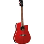 Eko Nxt D100CE See Through Red Acoustic Guitars. Fixed Price $219.69.