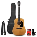 Mitchell Motion D150 Dreadnought Acoustic Guitar Pack Natural. Fixed Price $299.99.
