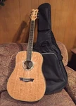 Dean Ax Dqa Gn - Dreadnought Quilted Ash Gloss Natural Acoustic Guitar & Gig Bag. Fixed Price $225.00.