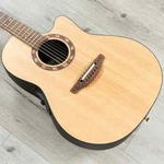 Ovation Usa Pro Legend 1767-4S-G Electric-acoustic Guitar, Spruce Natural Satin. Fixed Price $2399.00.