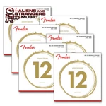 6 Sets! Fender 70L Light 80/20 Bronze Acoustic Guitar Strings 12-52. Fixed Price $35.65.
