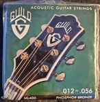 Guild ML400 Phospher Bronze .012-.056 Acoustic Guitar Strings. Fixed Price $9.99.