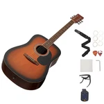 41-INCH Acoustic Guitar Starter Set With Gig Bag For Adults, Sunburst Finish. Fixed Price $92.99.