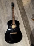 Mitchell D120 Dreadnought Acoustic Guitar Black. Fixed Price $80.00.