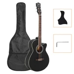 GT501 40 Inch Spruce Front Cutaway Folk Guitar With Bag & Board Wrench Tool. Fixed Price $61.00.