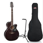 Takamine GN75CE G70 Series Nex Body Acoustic-electric Guitar, Transparent Black. Fixed Price $899.00.