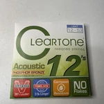Cleartone 7412 Acoustic Guitar Strings, Phosphor Bronze, Light, 12-53. Fixed Price $10.00.