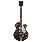 Gretsch G6119T-62 Vintage Select '62 Tennessee Rose Hollowbody Dark Cherry Stain. Fixed Price $2899.99.