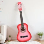 31" Kids Beginner Acoustic Guitar Set - Steel String Junior Tuner Capo Pink. Fixed Price $56.59.
