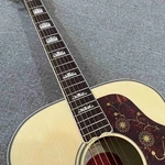 Natural J200 Acoustic Guitar Rosewood Fretboard Maple Back Panel. Fixed Price $295.75.