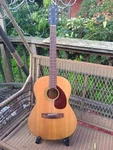 Yamaha FG-75 Parlor Guitar, 1973, Excellent Player, Repaired, With Case. Fixed Price $275.00.