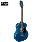 Stagg SA20A-BLUE Full Size Auditorium Acoustic Guitar Finish. Fixed Price $159.99.