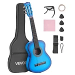 Vevor Classical Guitar 30 Beginner Starter Kit With Nylon Strings Blue. Fixed Price $41.59.