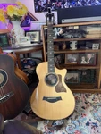 Taylor 712CE Acoustic Guitar Solid Spruce Top Mahogany Back And Sides With Case. Fixed Price $2650.00.