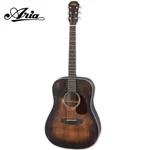 Aria 111DP Delta Player Series Vintage Acoustic Dreadnought Guitar - Muddy Brown. Fixed Price $299.00.