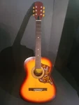 1970S Global Hummingbird 6 String Jumbo Acoustic Wood Guitar Redburst Pro Setup. Fixed Price $224.00.