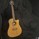 Washburn Acoustic Electric Guitar WD12CE Sounds Good. Fixed Price $215.50.
