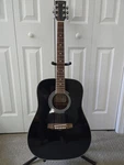 Ibanez Series Acoustic Guitar PF4-BK-14-01 Black With Case. Fixed Price $120.00.