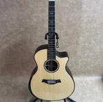 Wood Colored 914 Acoustic Guitar With Missing Corner Design 6 Series Folk Style. Fixed Price $356.29.