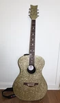Daisy Rock Glitter Electric Guitar Sparkly Pop Aesthetic Gold Tone Finish. Fixed Price $499.00.