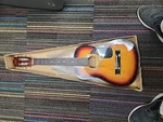 Harmony H1249W Vintage Acoustic Guitar. Fixed Price $109.35.