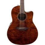 Ovation CS24P-NBM Celebrity Standard Exotic A/e Guitar, Burled Maple Dark Nutmeg. Fixed Price $564.00.