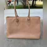 Cole Haan Trinity SU05 Tote Bag Tan Natural Leather Read. Fixed Price $25.95.