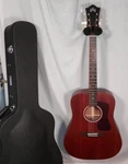 Guild Usa D-20 Mahogany Natural Satin Finish Dreadnought Acoustic With Case New. Fixed Price $1599.00.