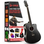 Pyle 41 Steel Strings Acoustic Guitar For Beginner And Adults (black). Fixed Price $121.99.