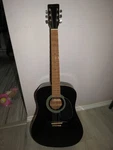 Vintage Harmony H106B Black Acoustic Guitar. Fixed Price $89.99.