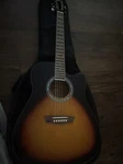 Washburn WA90CEVSB Dreadnought Acoustic Guitar (can Meet Up). Fixed Price $120.00.