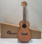 Ohana Ck - 50WG Series Solid Cedar And Willow Concert Ukulele Gloss Finish. Fixed Price $375.00.