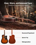 41 Cutway Acoustic Guitar, 6-STRING, For Fingerstyle Solo Jazz. Fixed Price $145.32.