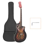 Glarry 41 In Full Size Cutaway Acoustic-electric Guitar Grape Voice Hole Sunset*. Fixed Price $85.00.