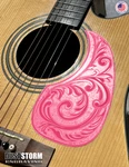 Acoustic Pickguard Laser Engraved Hot Pink Acrylic For Martin D28 Style Guitar. Fixed Price $35.00.